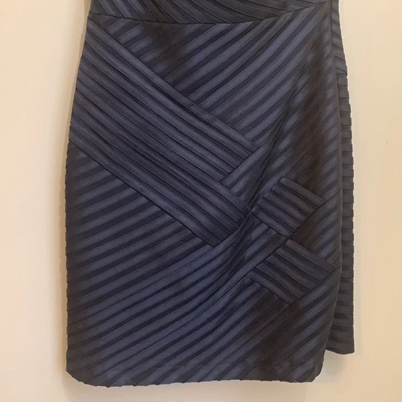 Gracia Wednesday Black Bandage Style Tulle One Shoulder Cocktail Formal Dress L - Picture 4 of 16